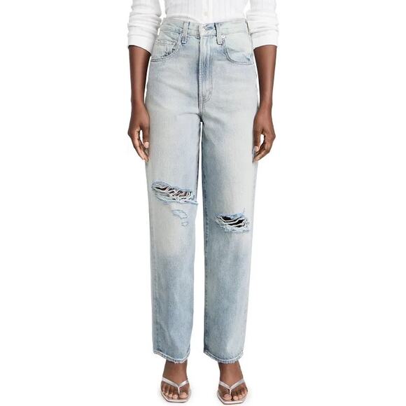 Edwin Kayla light wash jeans wide leg size 25 - Picture 1 of 12